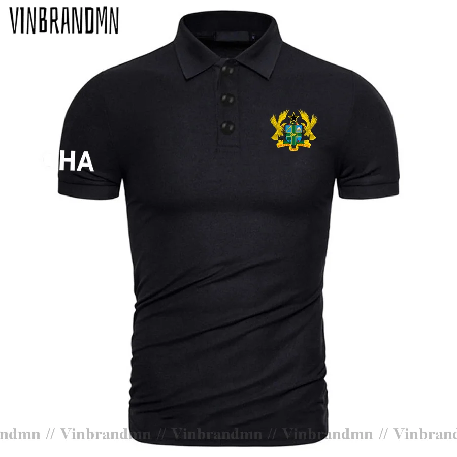 

Republic of Ghana Ghanaian GHA GH Polo shirts Men Country Flag Design Newest Fashion Brand Shirt Pure Cotton Nation Team Clothes