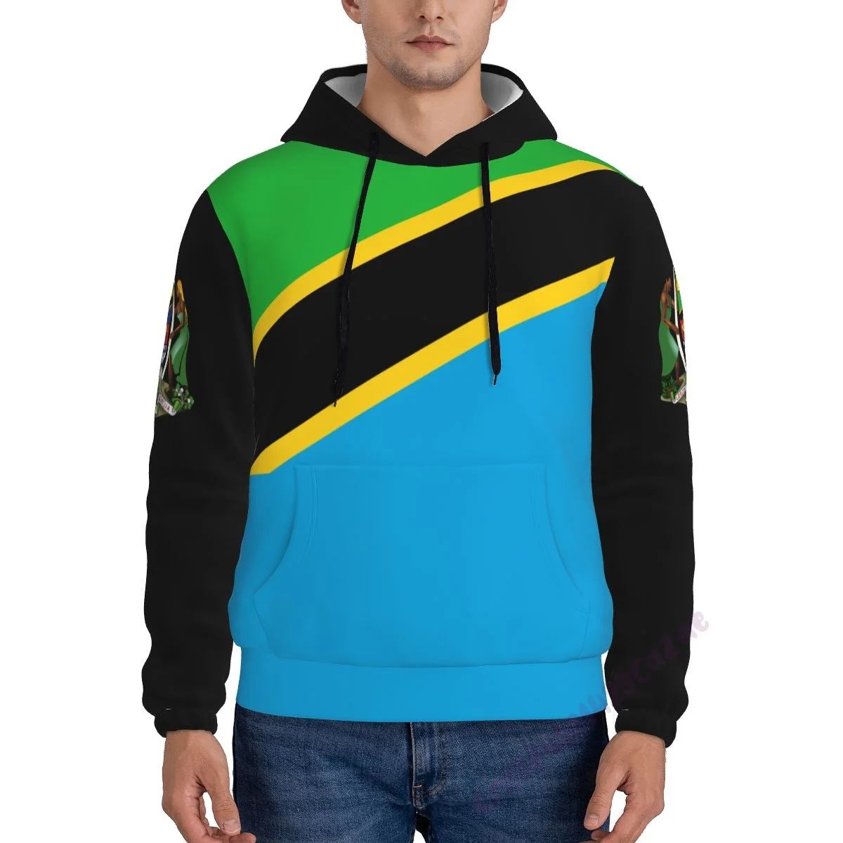 Custom Name Tanzania 3D Country Flag Print Hoodie Men Sweatshirt Women Hip Hop Streetwear Tracksuit Clothing