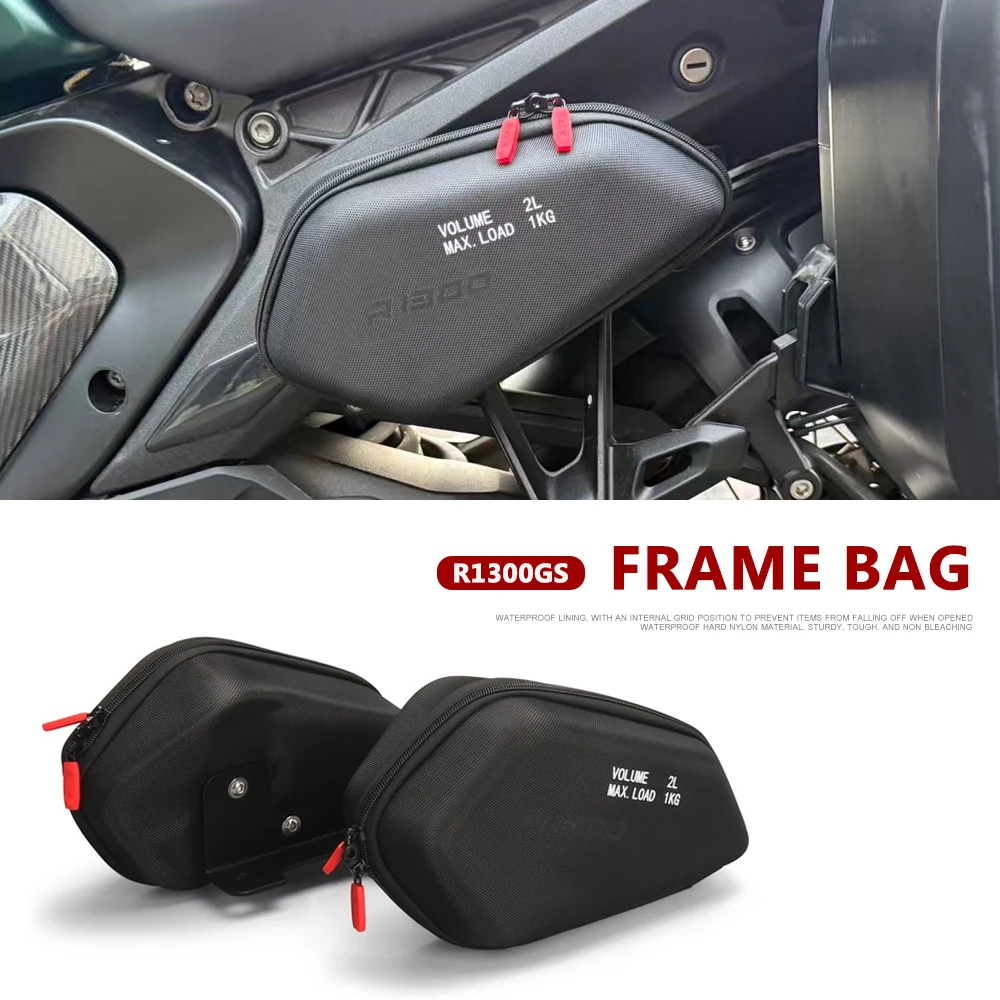 

R 1300GS New For BMW R1300GS R 1300 GS R1300 GS 2024 2025 Motorcycle Side Frame Bag Storage Package Bags Tool Waterproof Bag