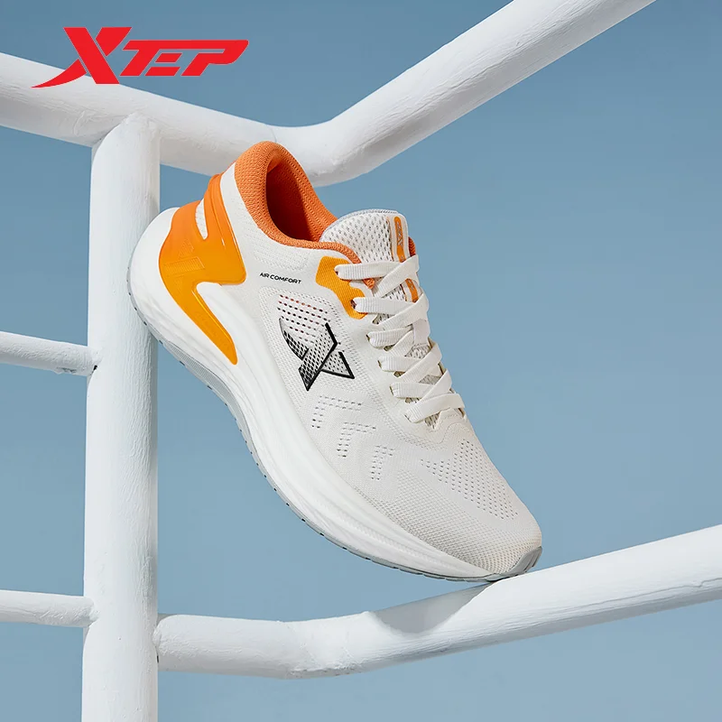 Xtep ELM Running Shoes For Men 2024 Summer Rebound Sports Shoes Soft Breathable Stability Wear-Resistant Sneakers 876219110004