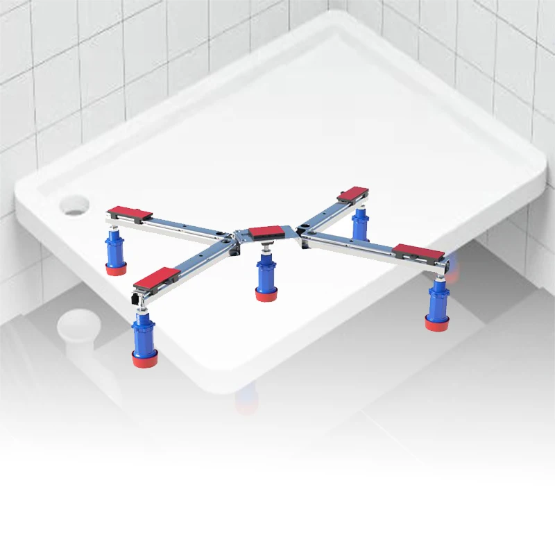 Pentagonal Steel Shower Tray Support Frame for Steel Base with And Acrylic Shower Trays From 75 Cm To 100 X 100 Cm