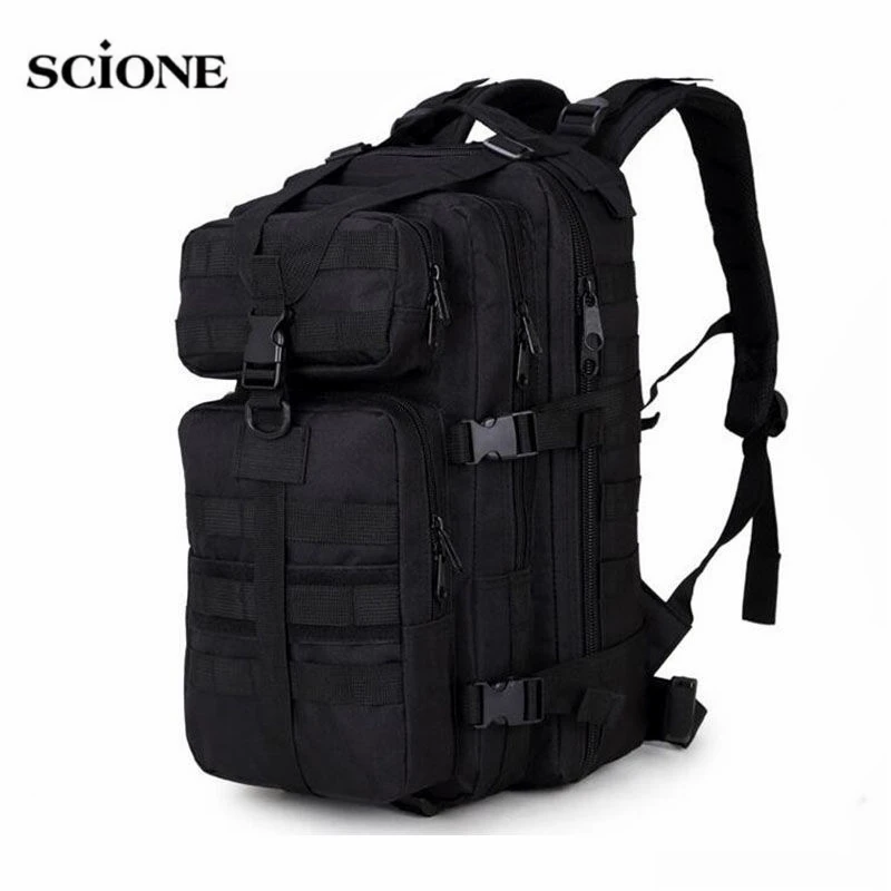 35L Tactical Bag Men  Backpack Camouflage Molle Rucksack Hiking Camping Travel Shoulder Bags Waterproof Schoolbag