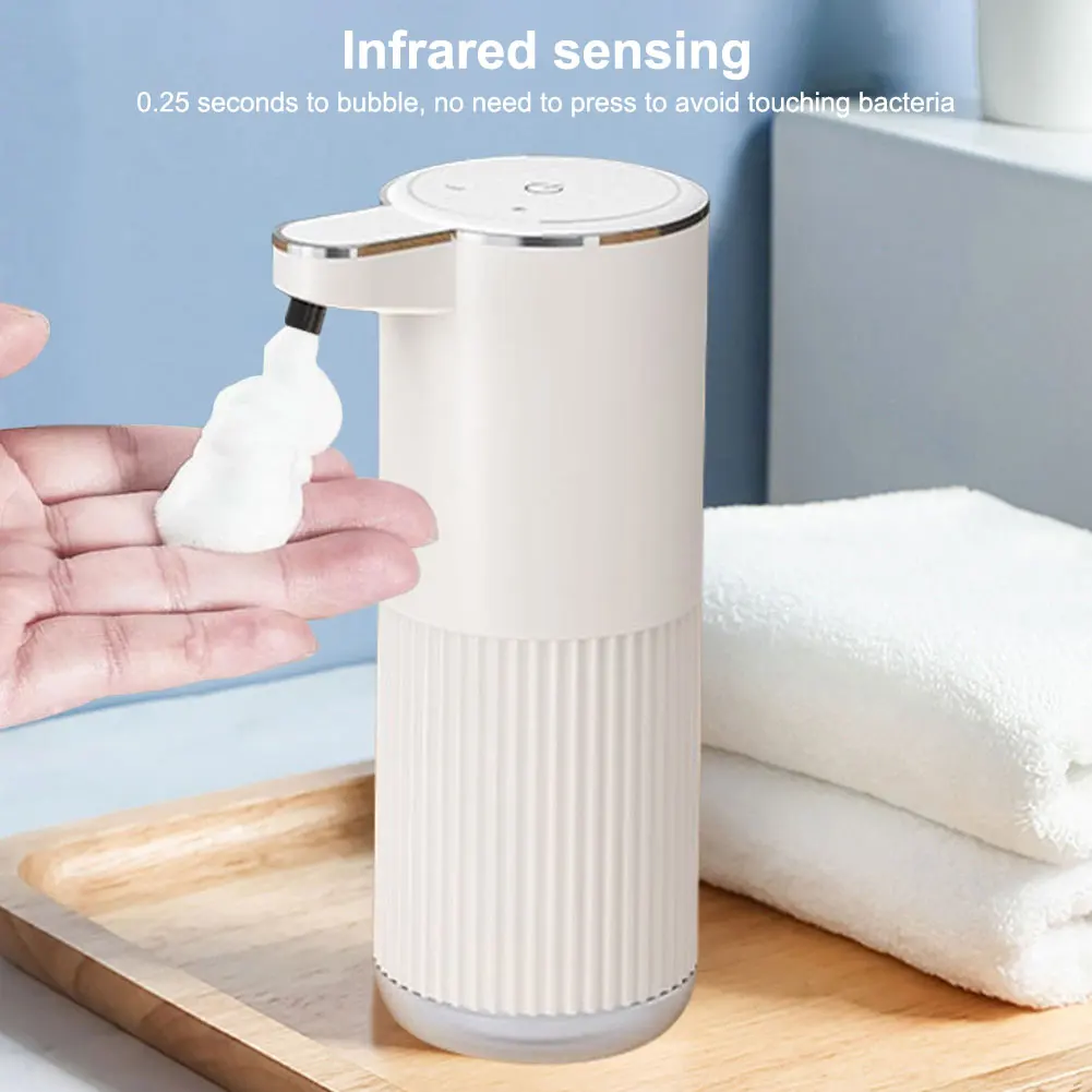 

Automatic Soap Dispenser Touchless Electric Soap Dispenser Wall Mount Hands Free Auto Soap Dispenser for Kitchen and Bathroom