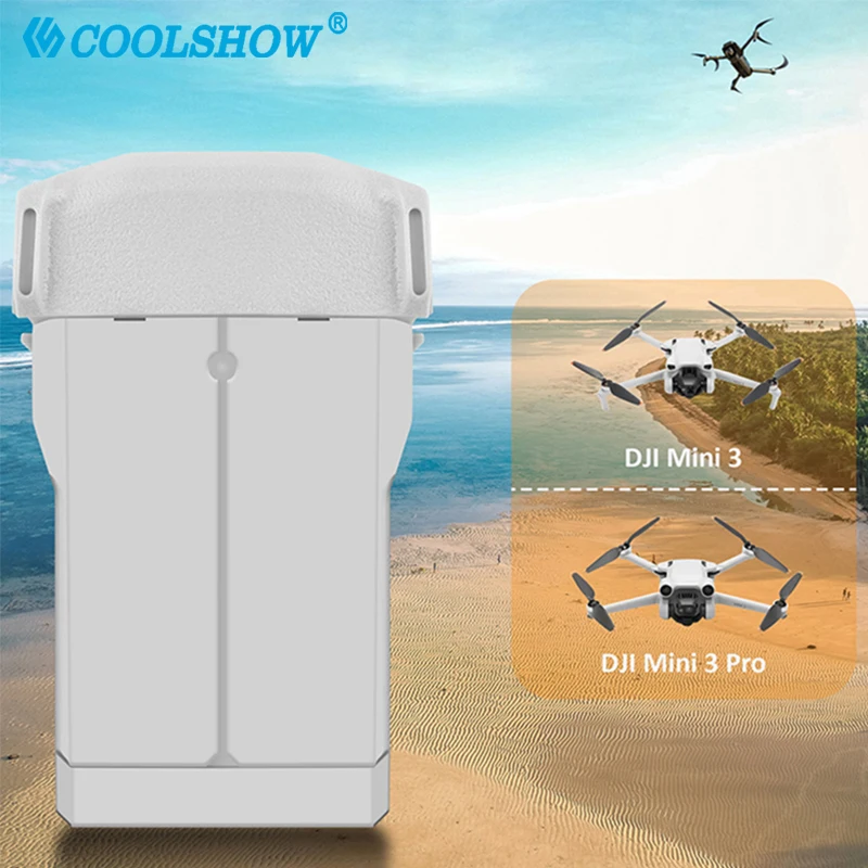 Coolshow Batteries For DJI Mini 3 Battery Charger 3850mAh Compatible For Dji mini 3 Pro mini 4 Pro Drone Accessories