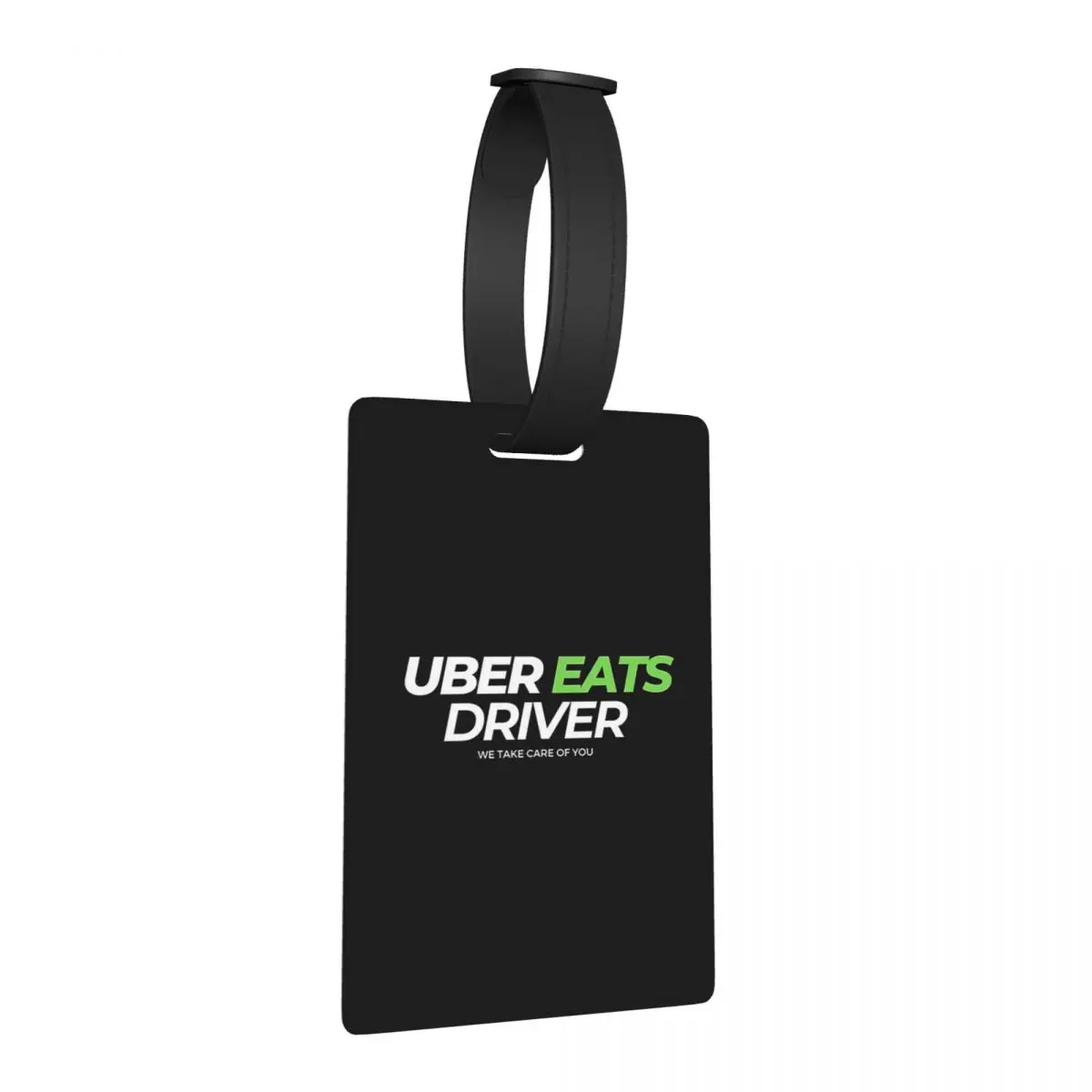 

Бирка для багажа водителя Uber Eats: именная этикетка для чемодана, сумки, ручной клади, с местом для ID, имени и адреса
