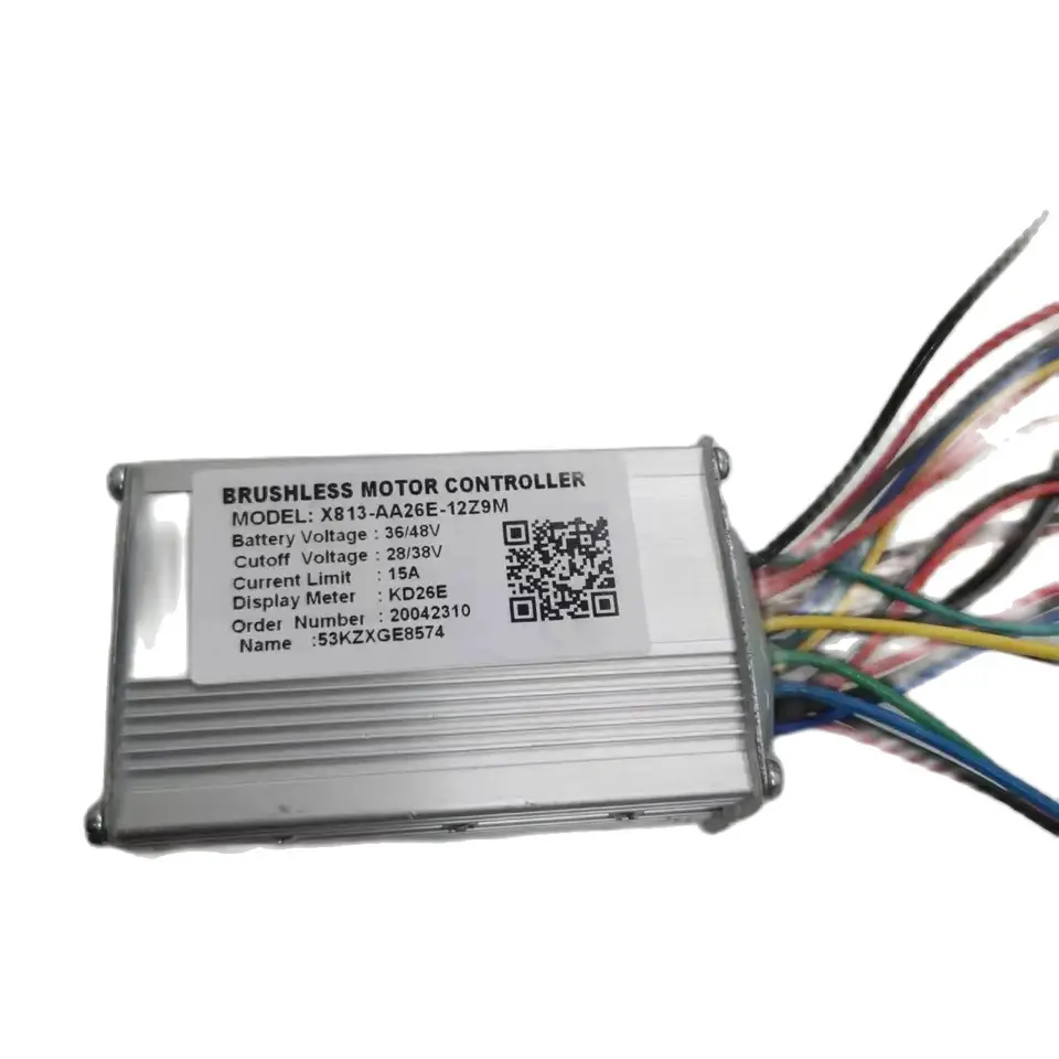 コントロールカラー Controller for brushless motor 36v48v 36V/48V Brushless Motor Controller 15A X813-AA26E-12Z9M