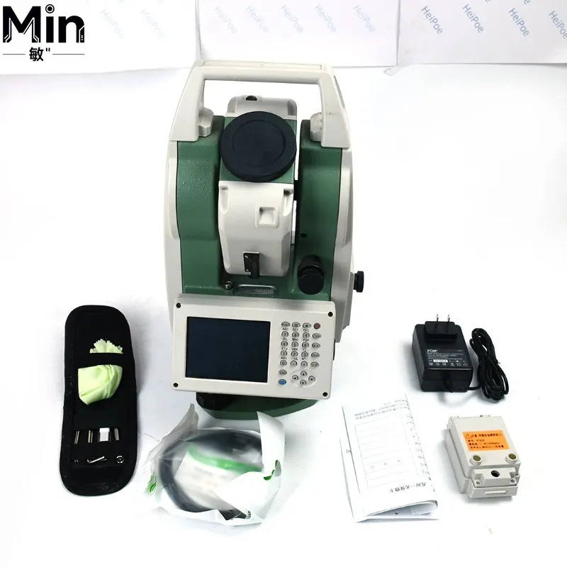 High Precision Manual Drive RTS352 Total Station 600M 1000M Non Prism Measurement WinCE 7.0 OS Bluetooth Guidelight