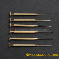 Metal Slotted Screwdriver for Rolex Watch Repair Tools Removal Install Screws Set Watchmaker 0.8mm 1.0mm 1.2mm 1.4mm 1.6mm 1.8mm