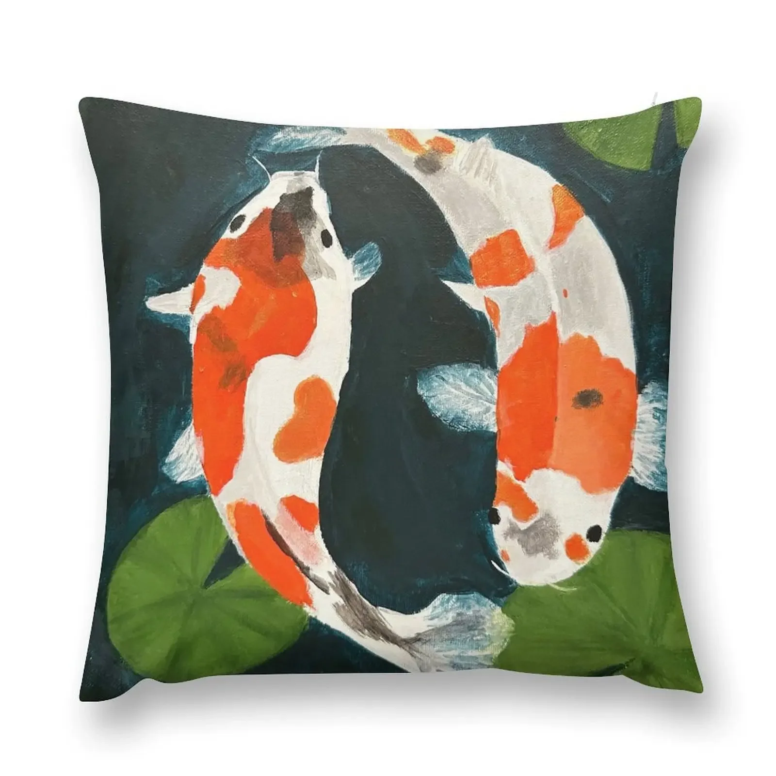 Koi Throw Pillow Pillows Aesthetic Covers For Sofas luxury sofa pillows pillow