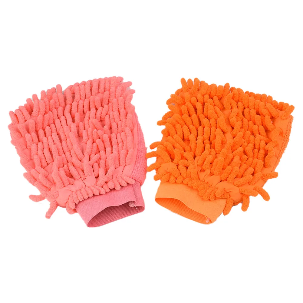 Wash Mitt Cleaning Gloves Supplies Absorb Water Automotive Tools Wash Washing 6Pcs Car Care Cleaning Brand New