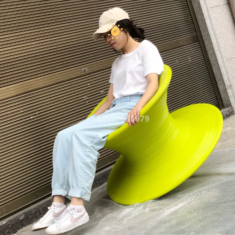 360 Degree Creative Children Adult Spinning Tumbler Seat Home Amusement Park Mall Outdoor Toy Plastic Stool Leisure Gyro Chair