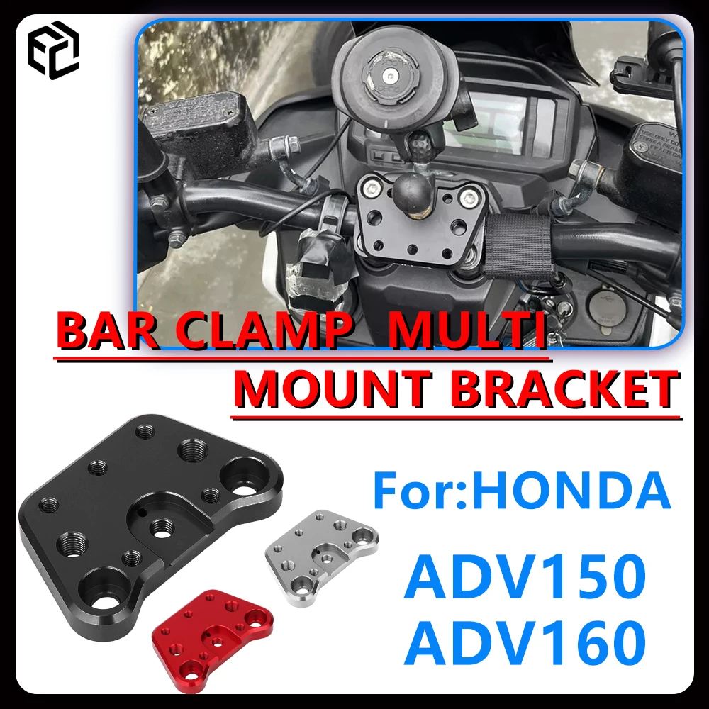 

CNC Aluminum Alloy Multifunctional Handlebar Mount Bracket for Honda ADV150 ADV160 Fit M6 M8 M10 Motorcycle Accessories