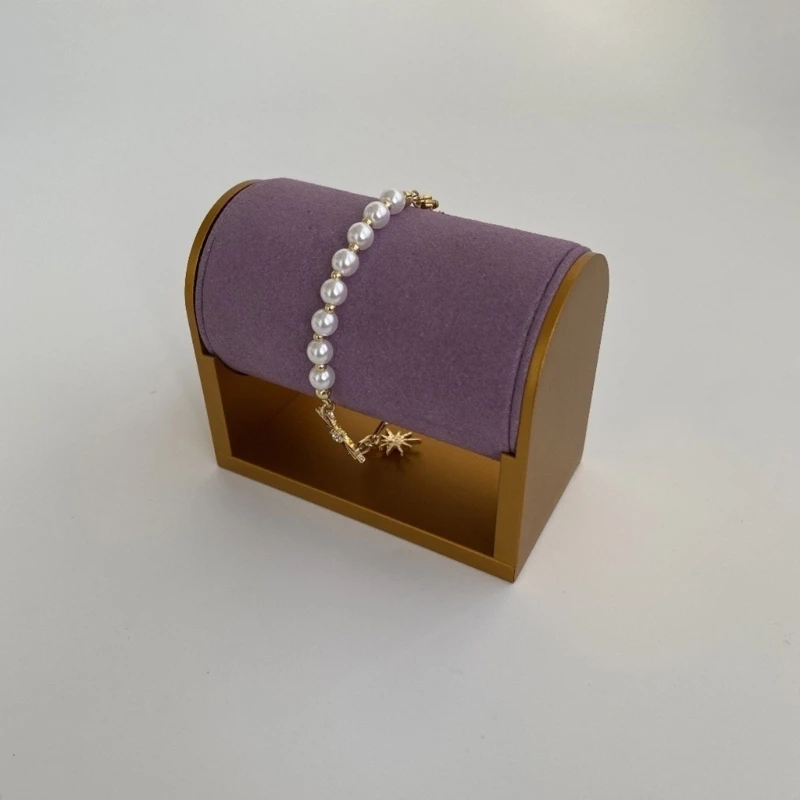 Practical Sturdy Metal Watch and Bracelet Display Stand Home Accessory with Adjustable Viewing Angles Organization