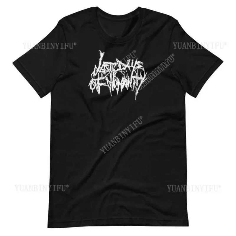 Last Days of Humanity T-Shirt Goregrind Metalhead Clothing Gothic Death Thrashing Melodic New Metal Band Cotton Short Sleeve