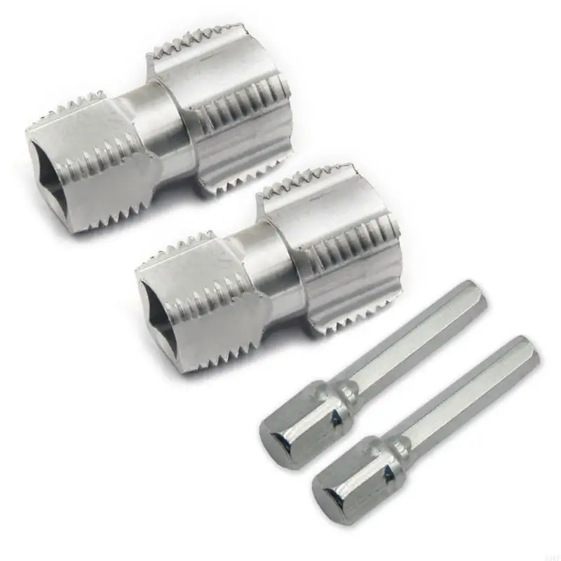 

PVC Thread Maker Tool for Electric Drill,Plastic Pipe Threader 1/2inch 3/4inch PVC Pipe Threading Dies Pipe Threader A0KF