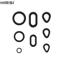 Hirisi 60pcs Bait Rings For Carp Fishing Hair Rigs Pop Ups Boilies Hookbait Method Feeder Fishing Supplies New