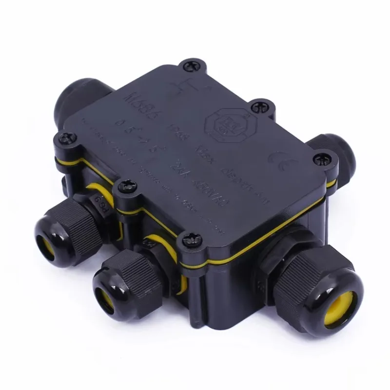 Weatherproof Waterproof IP68 Electrical Junction Boxes Enhanced Durability Performance Sealed Underground PC Material Brass 24A