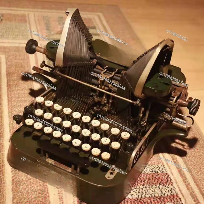 Vintage 1907 Mechanical Typewriter - Nostalgic American Retro Literary Gif