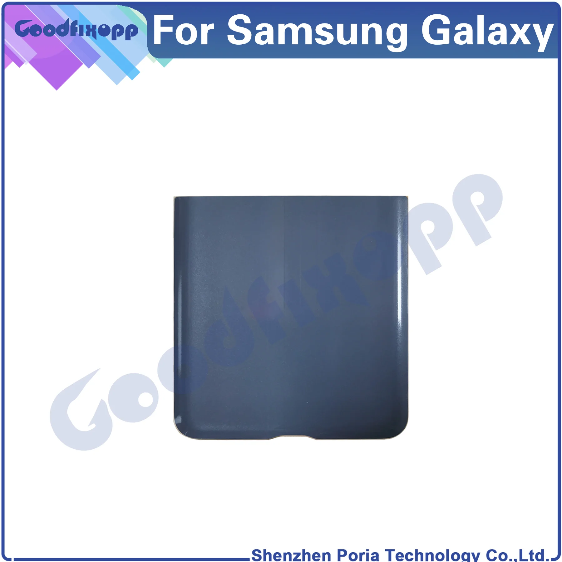 For Samsung Galaxy Z Flip SM-F700 F7000 Battery Back Case Cover Rear Lid Housing Door Repair Parts Replacement