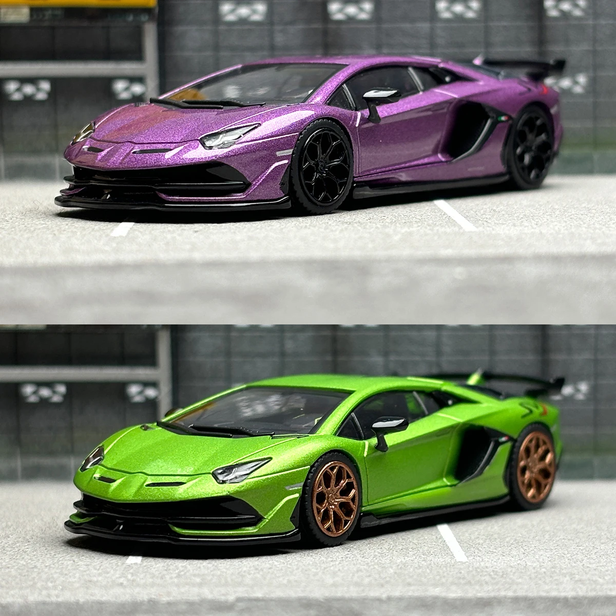 HH toy 1:64 Aventador SVJ diecast car models