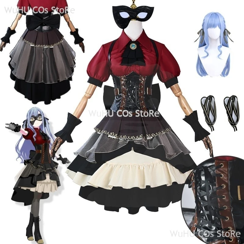

Anime BanG Dream! Togawa Sakiko Cosplay Costume It's MyGO!!!!! Ave Mujica Oblivionis Gothic Princess Skirts Woman Halloween Suit