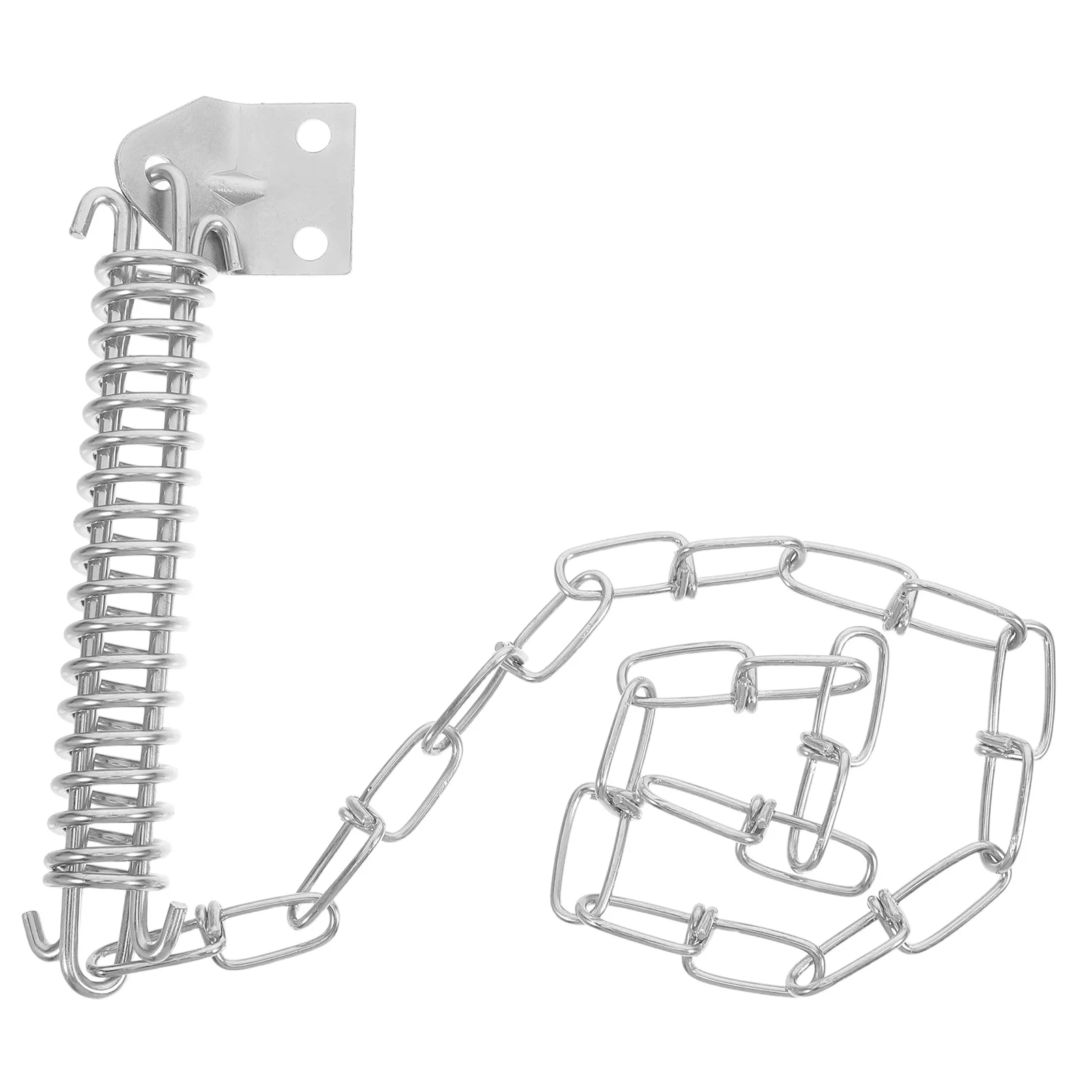 

Heavy Duty Door Chain Lock Steel Anti-Theft Windproof Security Chain for Front Door Storm Gate Indoor Airflow Protection