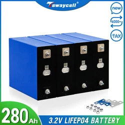 Tewaycell 280Ah 230Ah 200Ah lifepo4 12V 24V 48V Grade A Rechargeable battery pack 3.2V Solar Energy TAX FREE