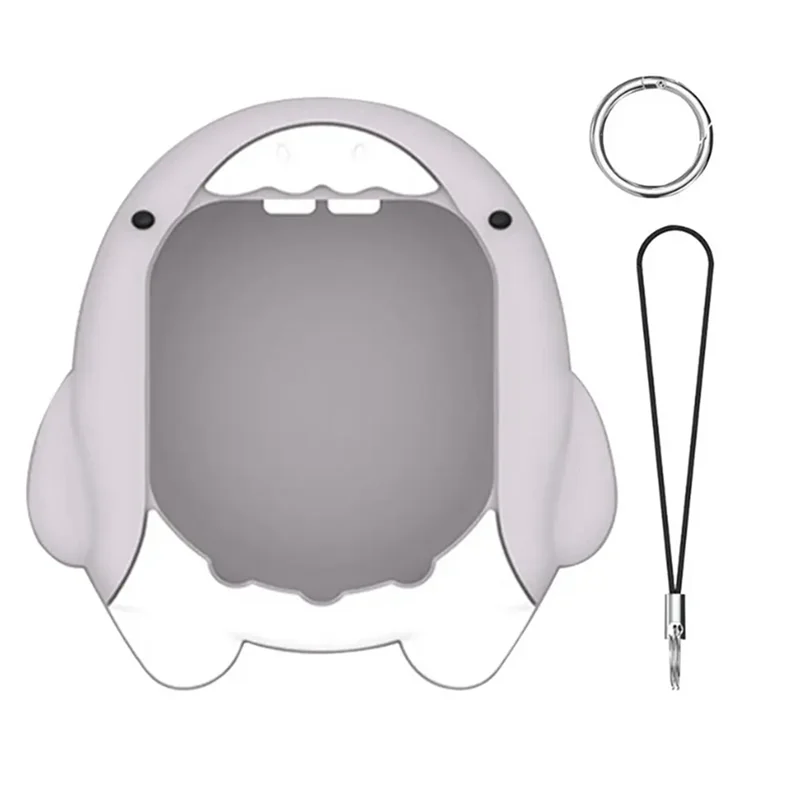 Suitable For Tamagotchi Uni Pet Game Console Silicone Protective Cover Cartoon Shark Accessories