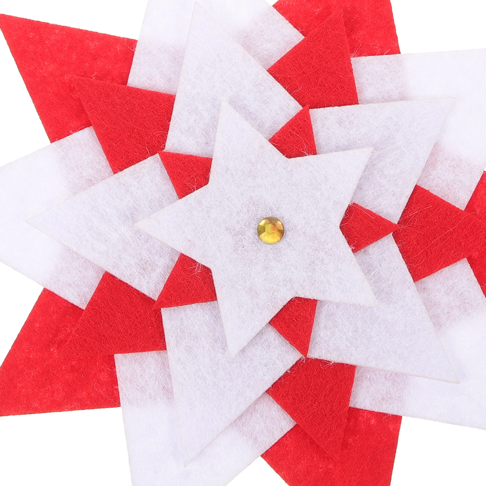 

Christmas Tree Ornaments for Hanging Household Pendant Decoration Fabric Star Party