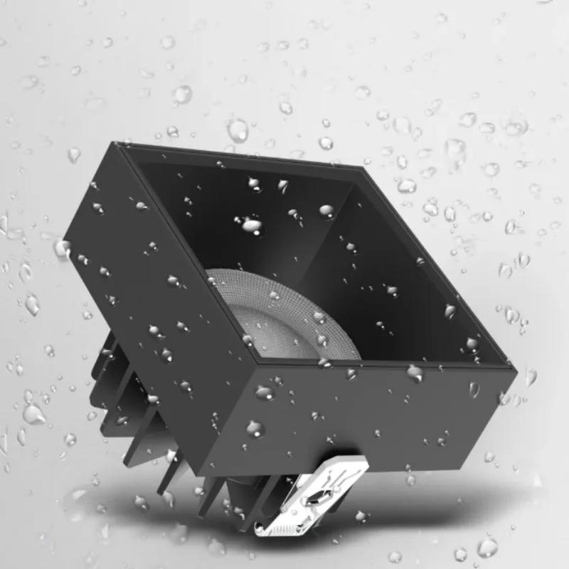 Embedded exposed waterproof downlights IP65 are suitable for kitchens, bathrooms and balconies