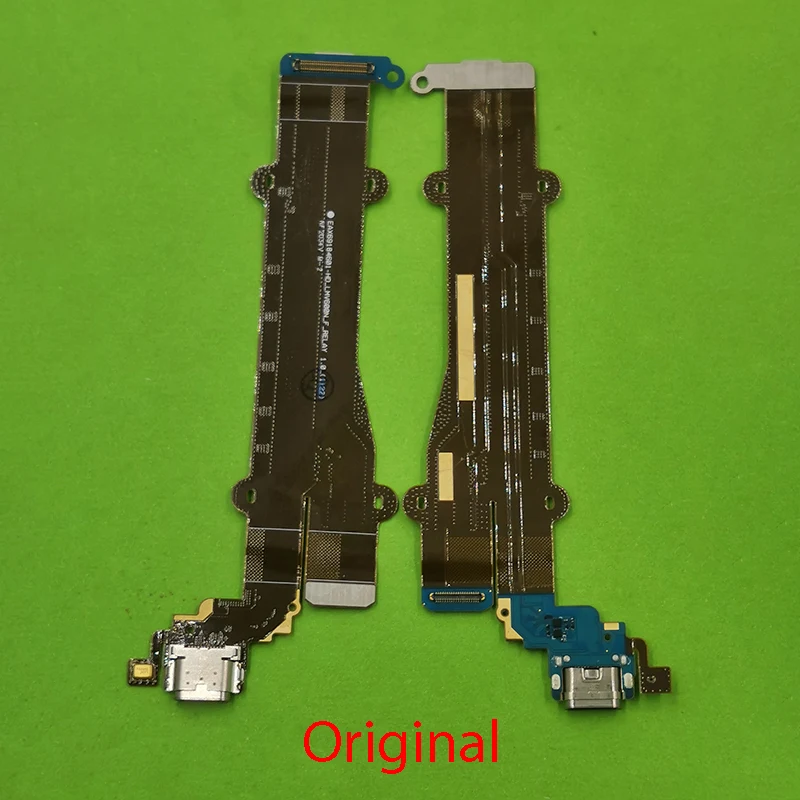 1pcs USB Charger Board Flex Cable For LG V60 ThinQ 5G V600TM V600AM LMV600EA Charging Port Connector With Microphone