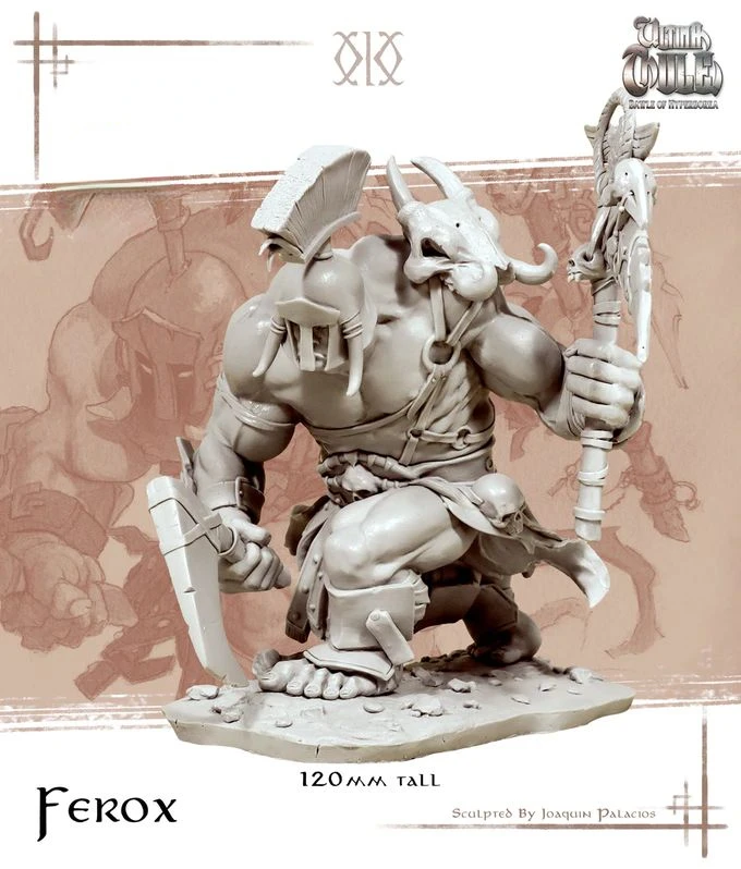 1/24 scale full height 120mm resin figure assembly model kit ferox warrior unpainted and unassembled free shipping