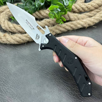 HOKC STAR Tactical Outdoor Camping G10 Handle D2 Steel Jungle Hunting Utility Portable Folding Knife Wilderness Survival Tools