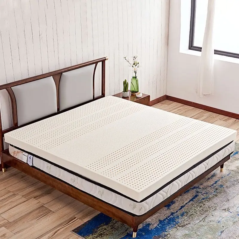 

Latex mattress Thailand imported 1.9m natural latex rubber 2.0m Simmons 10cm thick dormitory mattress