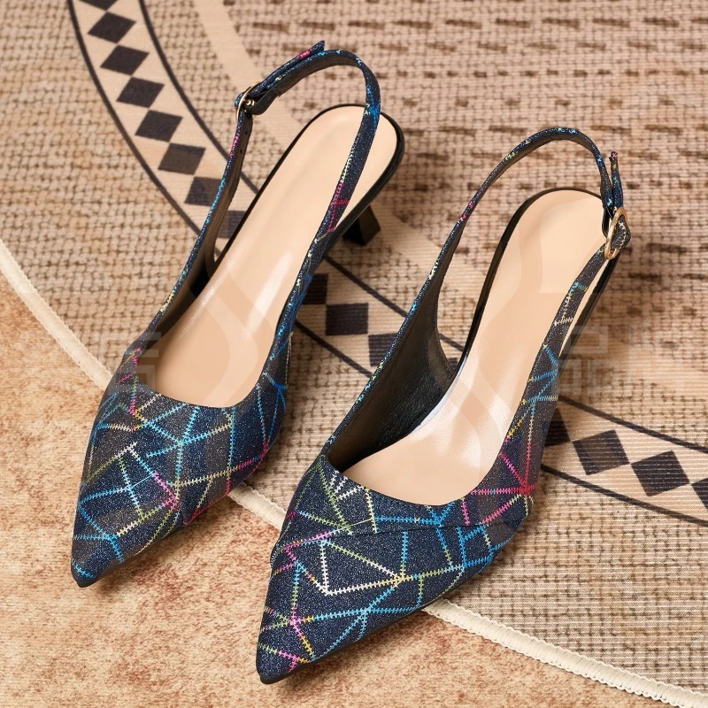 New Arrival Women's Shoes Exquisite Pointed Toe High Heel Sandals for Woman Elegant Office Shoes Designer Shoes Sandalias Mujer