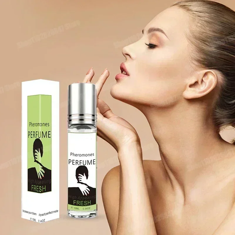 Perfume sexual portátil para parceiro íntimo, perfume de feromônio para homens, para atrair as mulheres, estimula flertar, óleo de perfume sexual natural