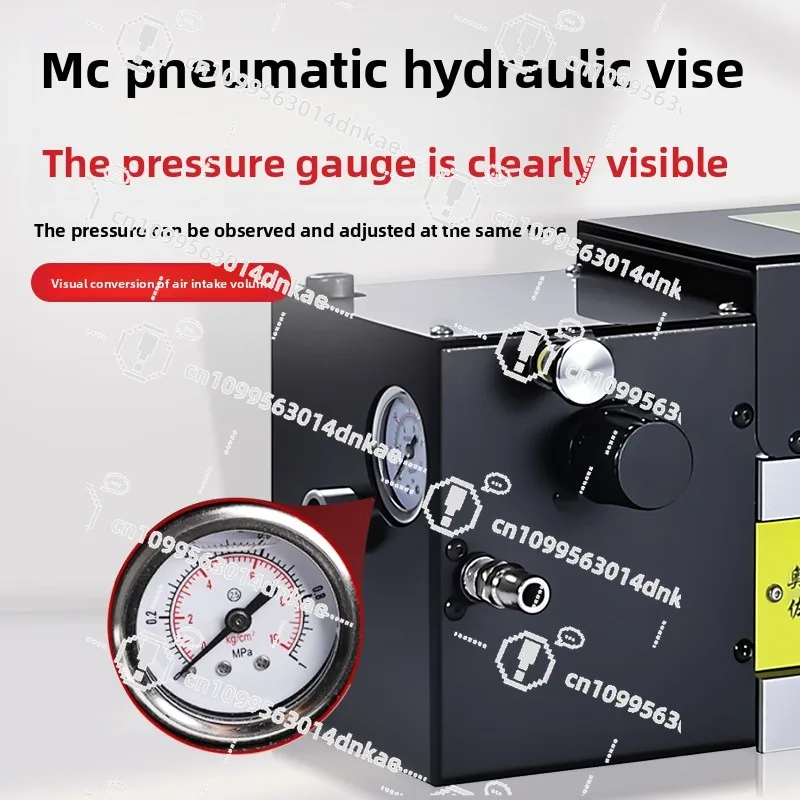Double Force Pressurized Vise Precision Hydraulic Flat-mouth Vise CNC Machining Center Mechanical Pneumatic Hydraulic Vise