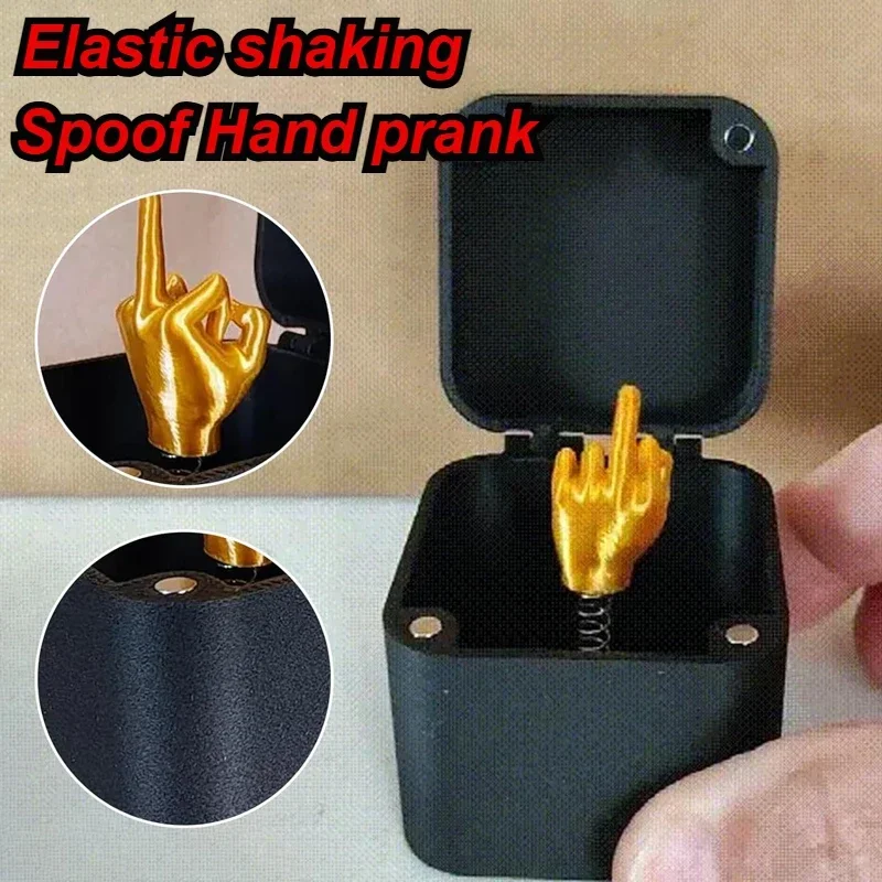 هدية مضحكة للإصبع الوسطى لديكور المكتب، ديكور المكاتب والمنزل الإبداعي، هدية مزحة نموذجية مصغرة للأصدقاء