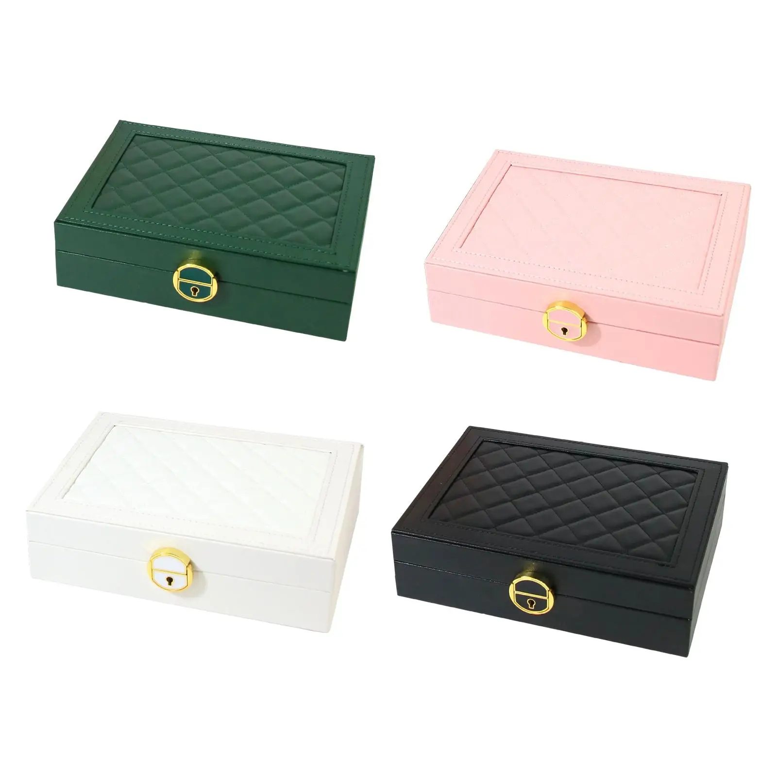 Travel Jewelry Box Organizer Jewellery Storage Holder for Earrings Bracelets