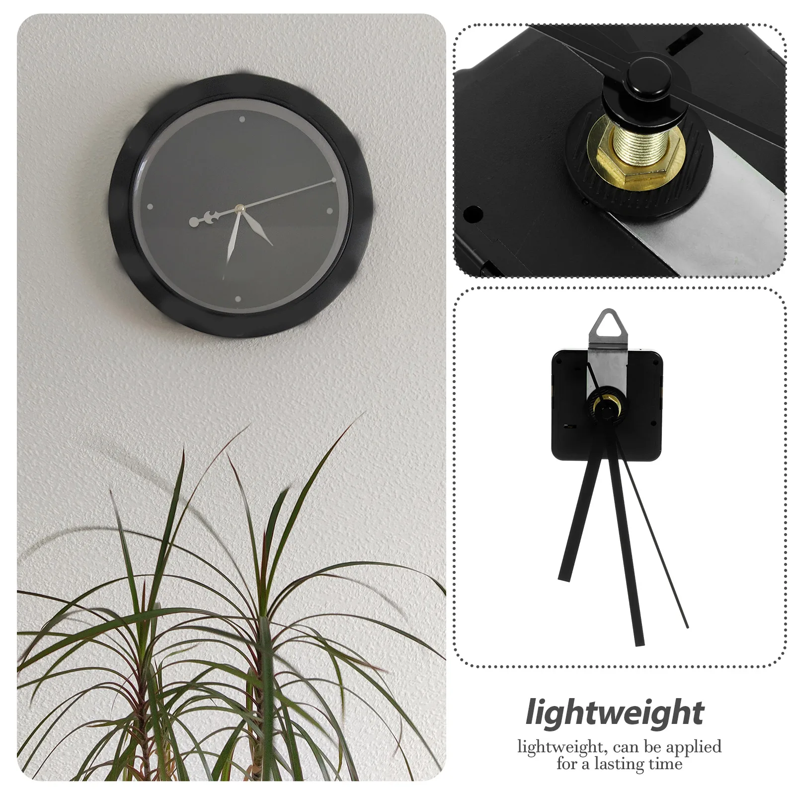 

4 set Movement Kit Stable Diy Mechanism Replacement For Wall Clock Repair Replacement Repair Clock Movement Craft Projects