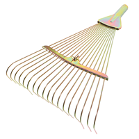 Outdoor Hand Shrub Rake Garden Tool Garden Cleaning Rake Leaf Rake for Gardening rakes for lawns heavy duty leaves