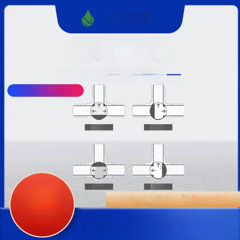 

Aicultural Ball Valve Water Hose Tee Valve Drip Irrigation Micro Sprinkler Main Pipe Control Switch utoff Valve Parts