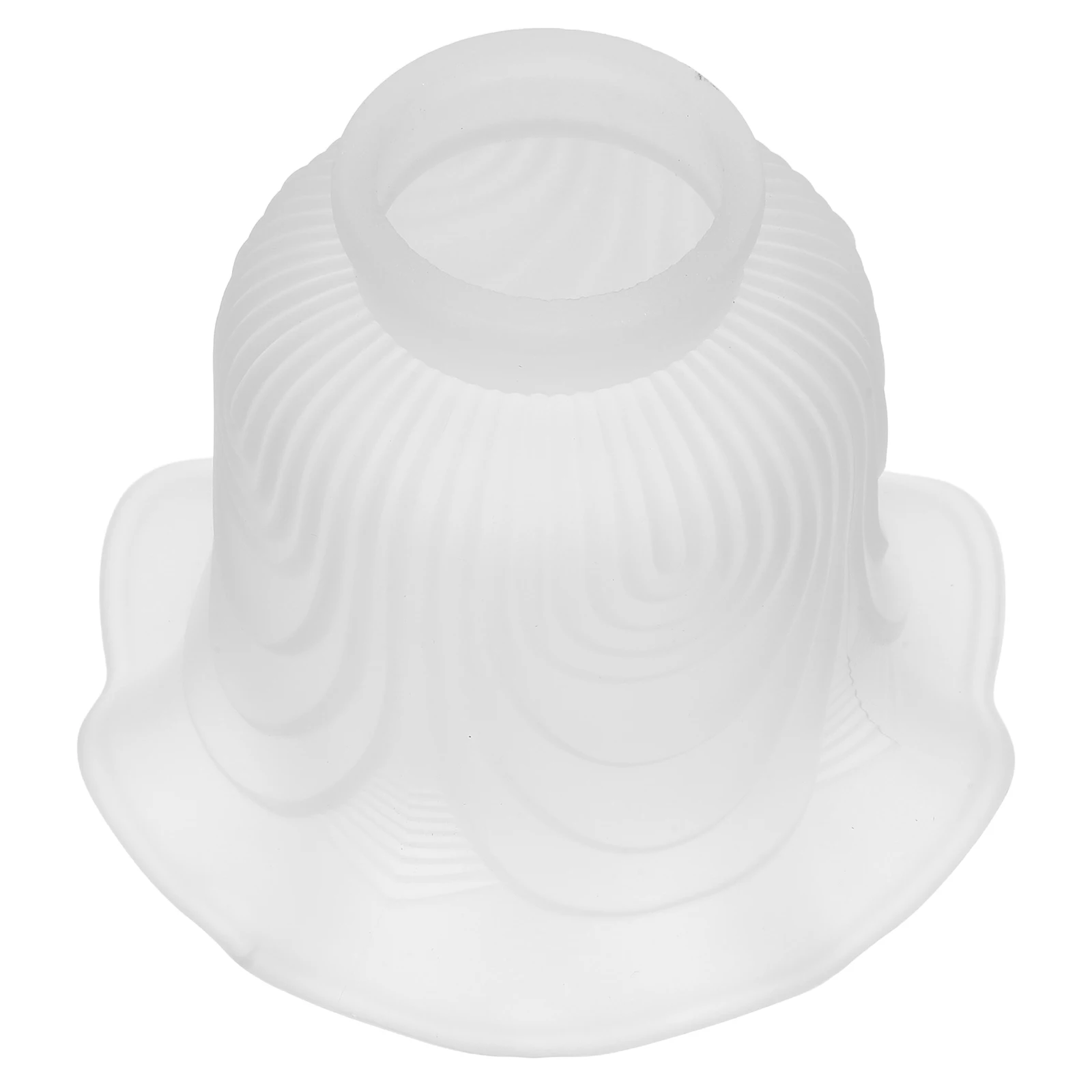 عاكس الضوء الزجاجي الحديثة رومانسية قلادة غطاء خفيف زجاج صغير زهرة عاكس الضوء الأبيض ضوء السقف الظل 43 مللي متر قطر الثقب