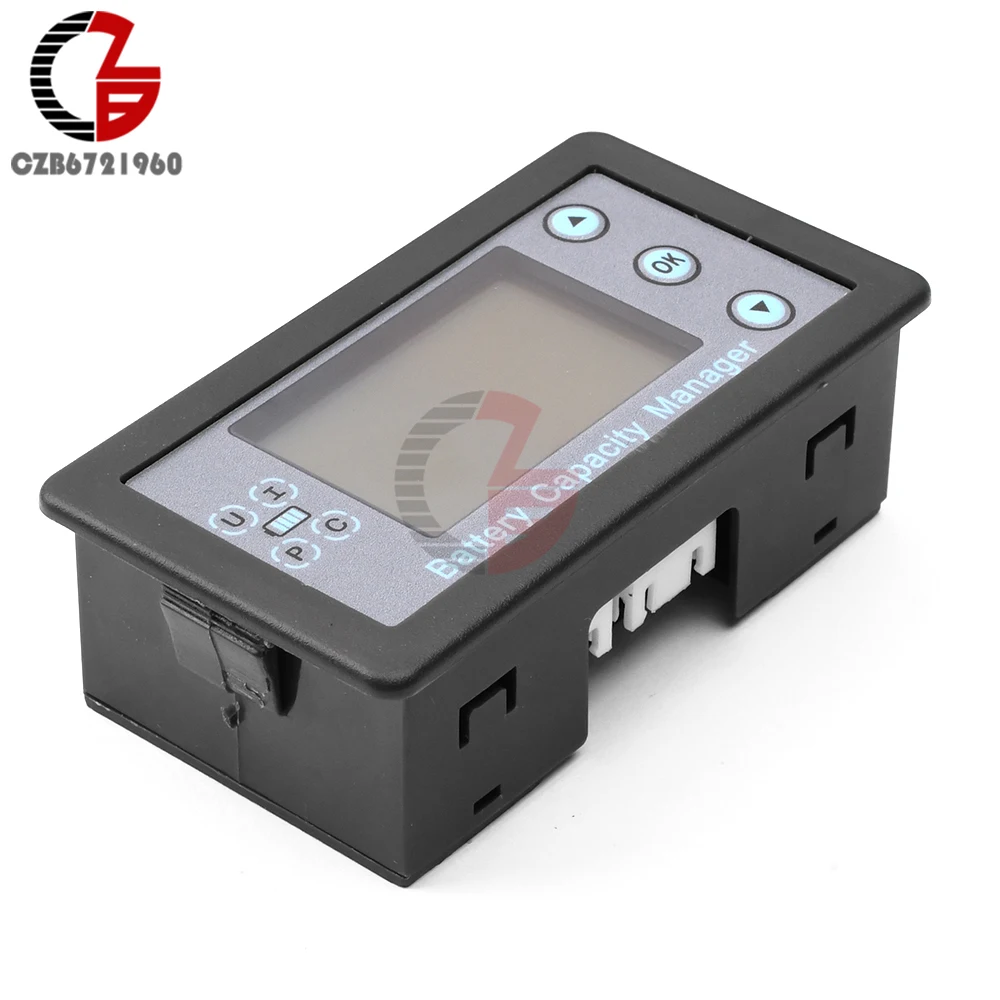 Imagem -05 - Carro Lcd Monitor de Bateria va 9510 dc 8120v 100a 500a Corrente de Tensão rv Bateria Coulomb Meter Capacidade Indicador