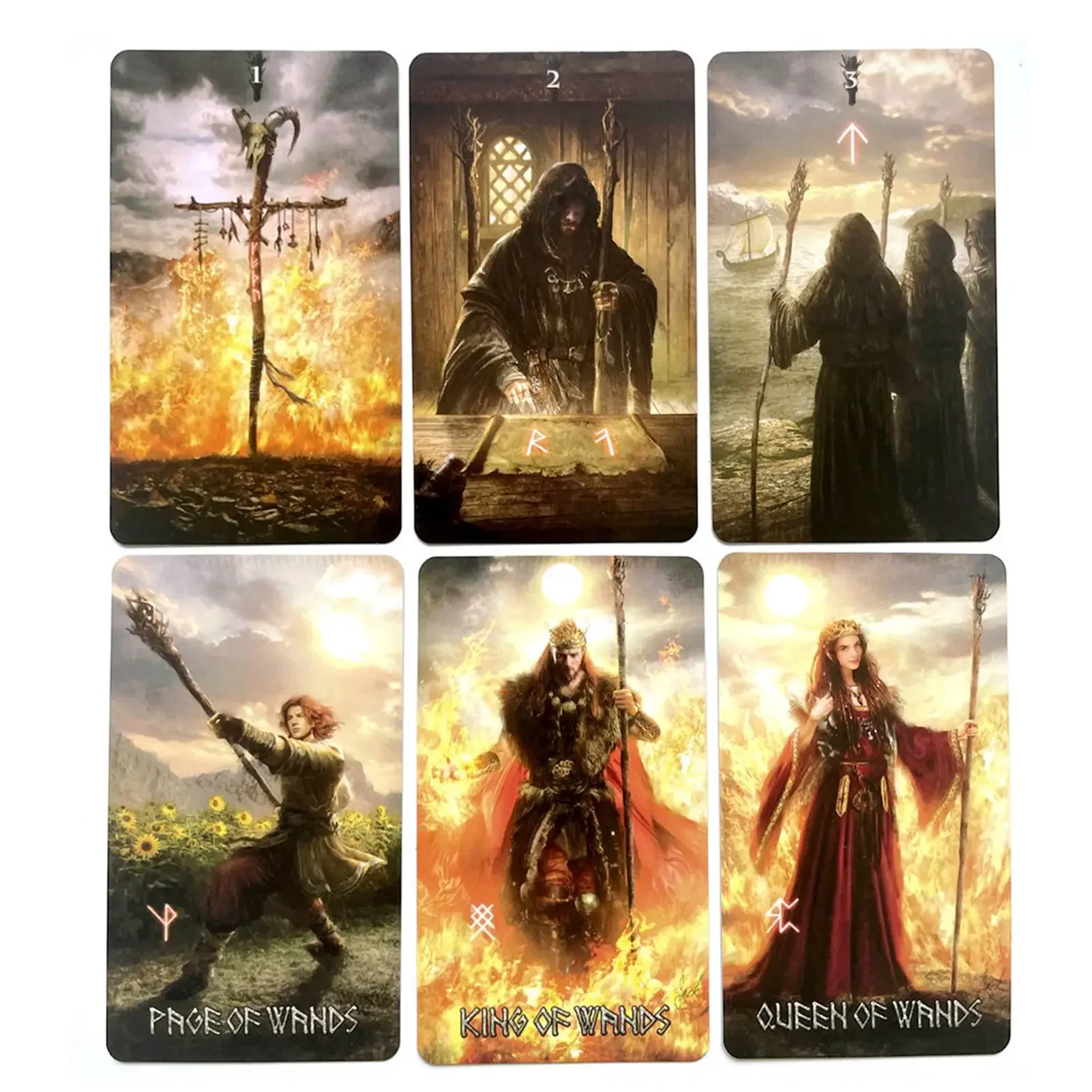 Rune Oracle Cards English Version Tarot Card Deck Fate Tarot Family Party Prediction Divination Board Game Psychic Card - Image 3
