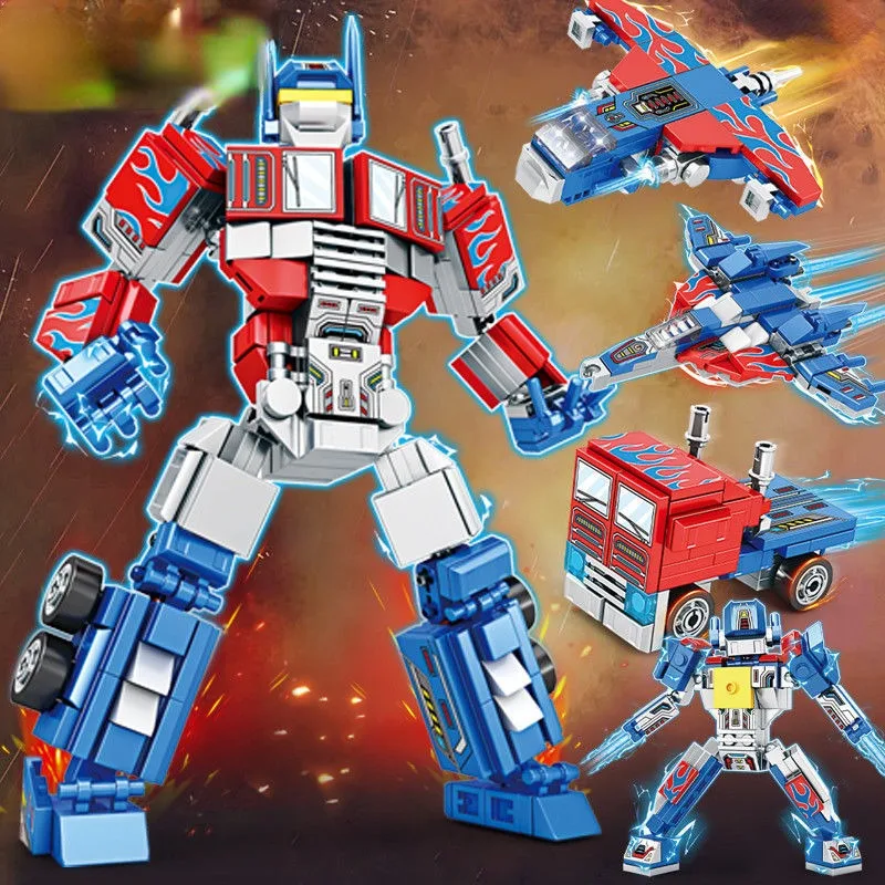 2024 Transforming robot Autobot children Building blocks Toy boy\'s gift Autobot model boy assembled toy robot