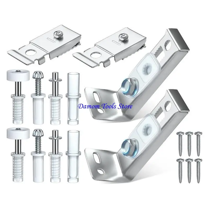 57BE 2 Kits réparation quincaillerie porte placard set Track Accessoires porte placard coulissant