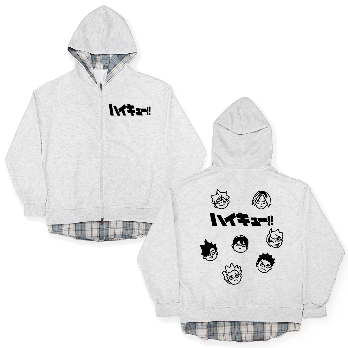 

Аниме-толстовка на молнии с капюшоном в стиле волейбола, из полиэстера, не мнущаяся, с длинными рукавами, кардиган-куртка