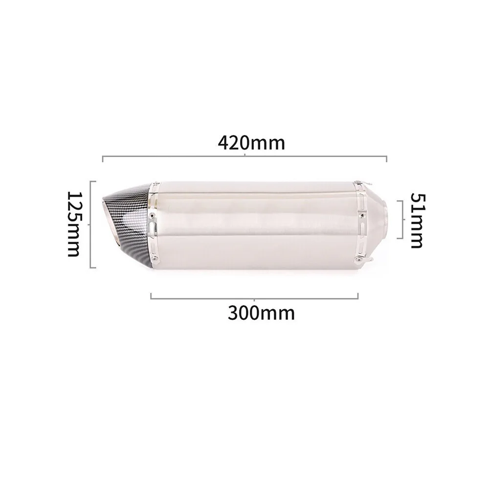 Auspuffanlagen für Kawasaki Z650 Ninja 650 2023-2025 51mm Krümmer Schalldämpfer Auspuffrohre – Detail 3