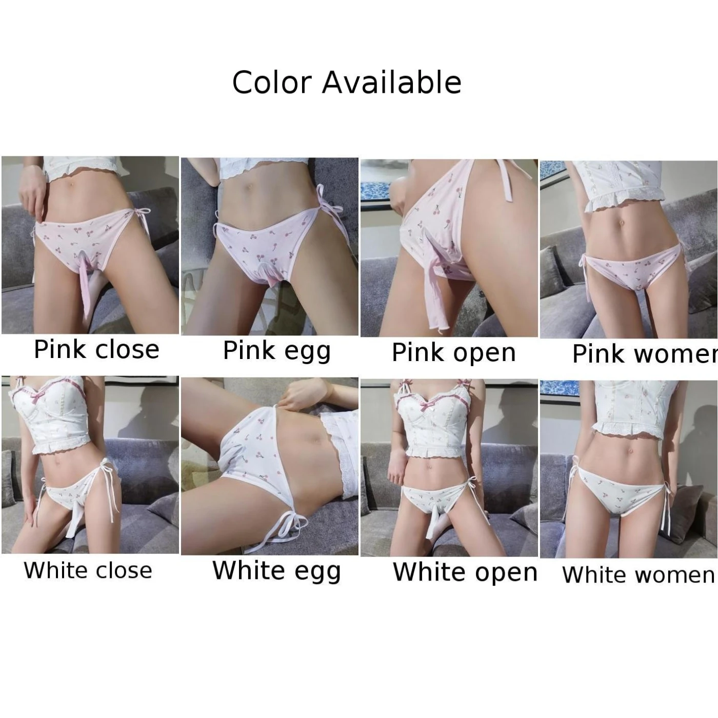 Printed Low Waist Cotton Men Women Elastic Underwear Sexy Low Rise Underpants Ultra Thin Panties Sissy U Convex Pouch Lingerie